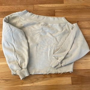free people- Bri Sweatshirt-off shoulder